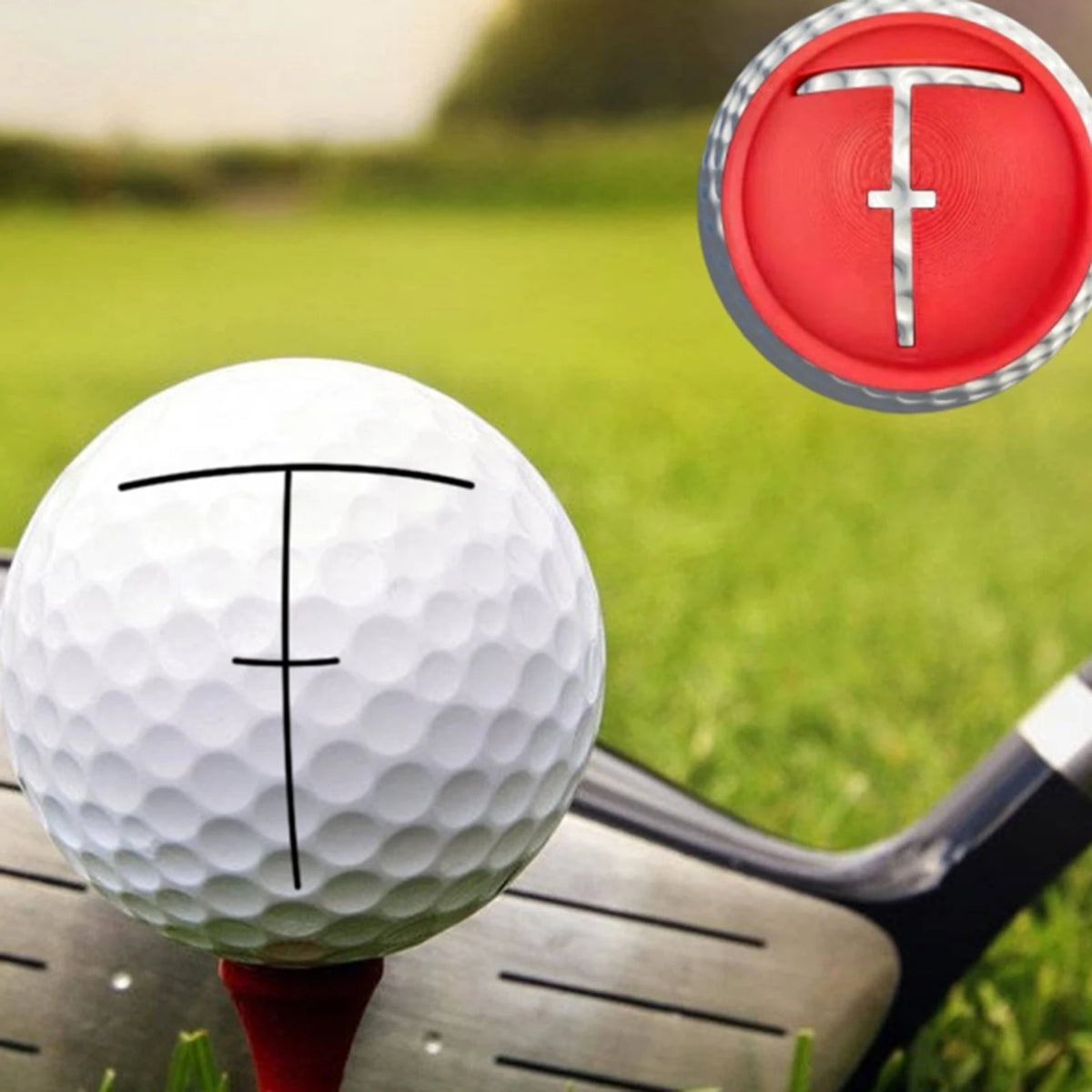 Golf Ball Liner Alignment Tool 3-Pack – Putting Aid | VIBE