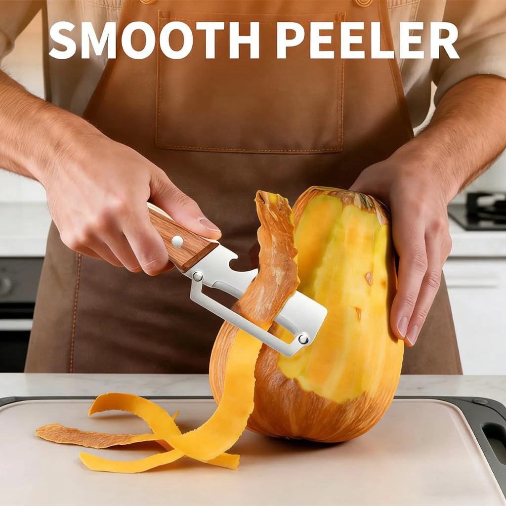 Multifunctional Stainless Steel Vegetable & Fruit Peeler