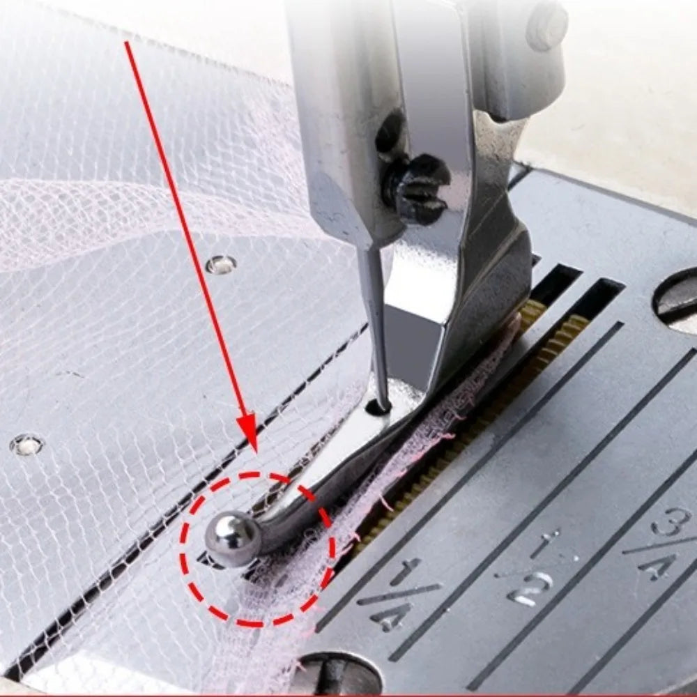 Steel Bead Sequin Presser Foot – Easy No-Hammer Sewing Tool