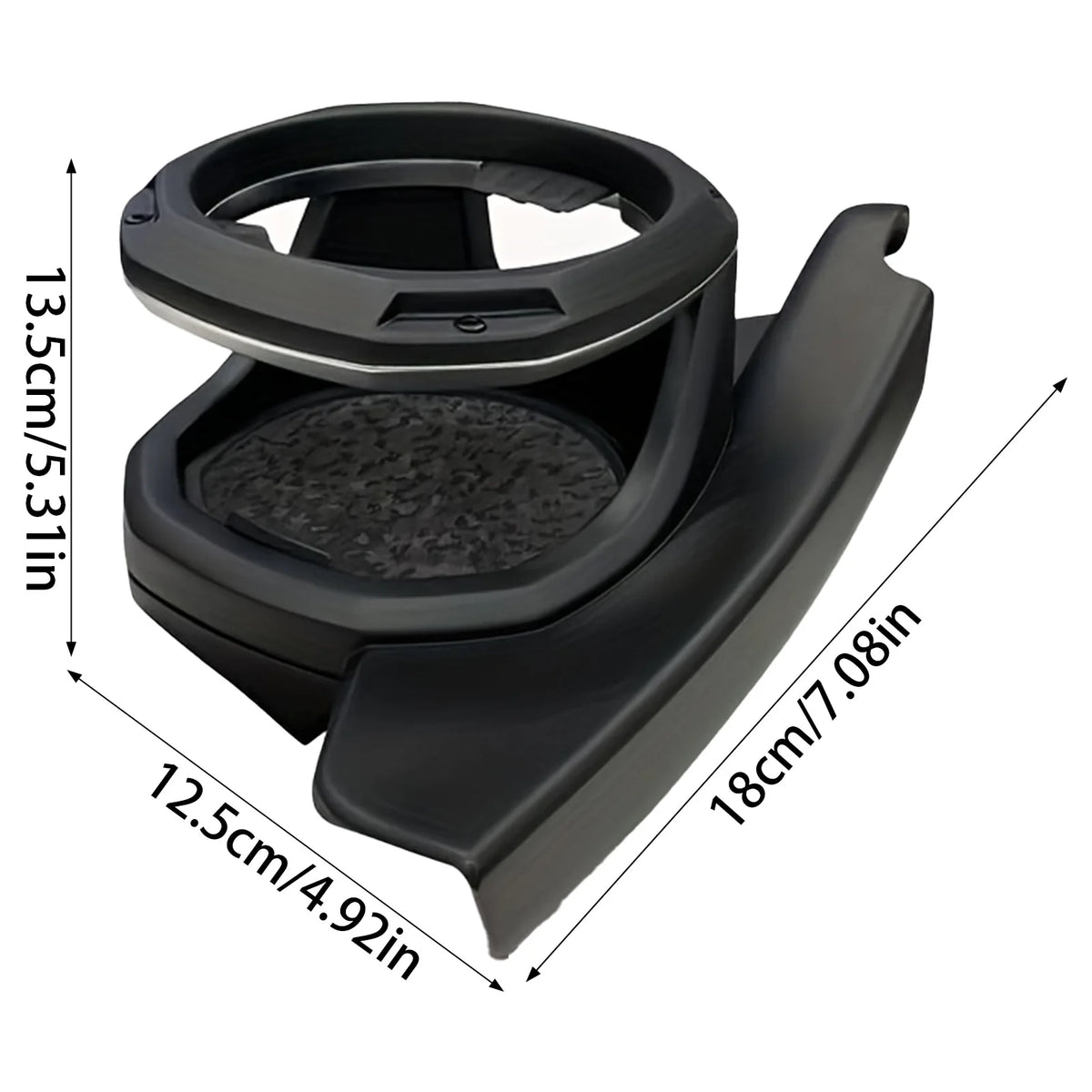 VIBE Universal Car Cup Holder – BPA-Free, Hot & Cold Drinks