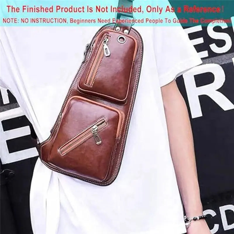 Acrylic Sling Bag Leather Template – Crossbody Chest Bag Stencil
