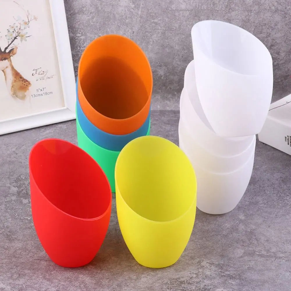 Modern Plastic Lamp Shade Slanted Horseshoe LED Cover