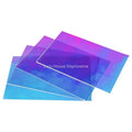 Iridescent Acrylic Sheet | Rainbow Plexiglass for Laser Cutting