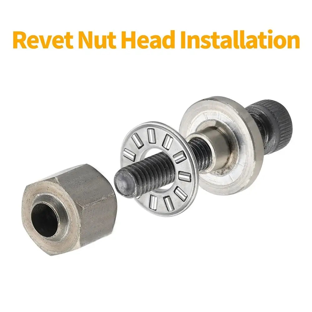 Rivet Nut Mandrel Tool M3–M10 Manual & Electric Drill Adapter