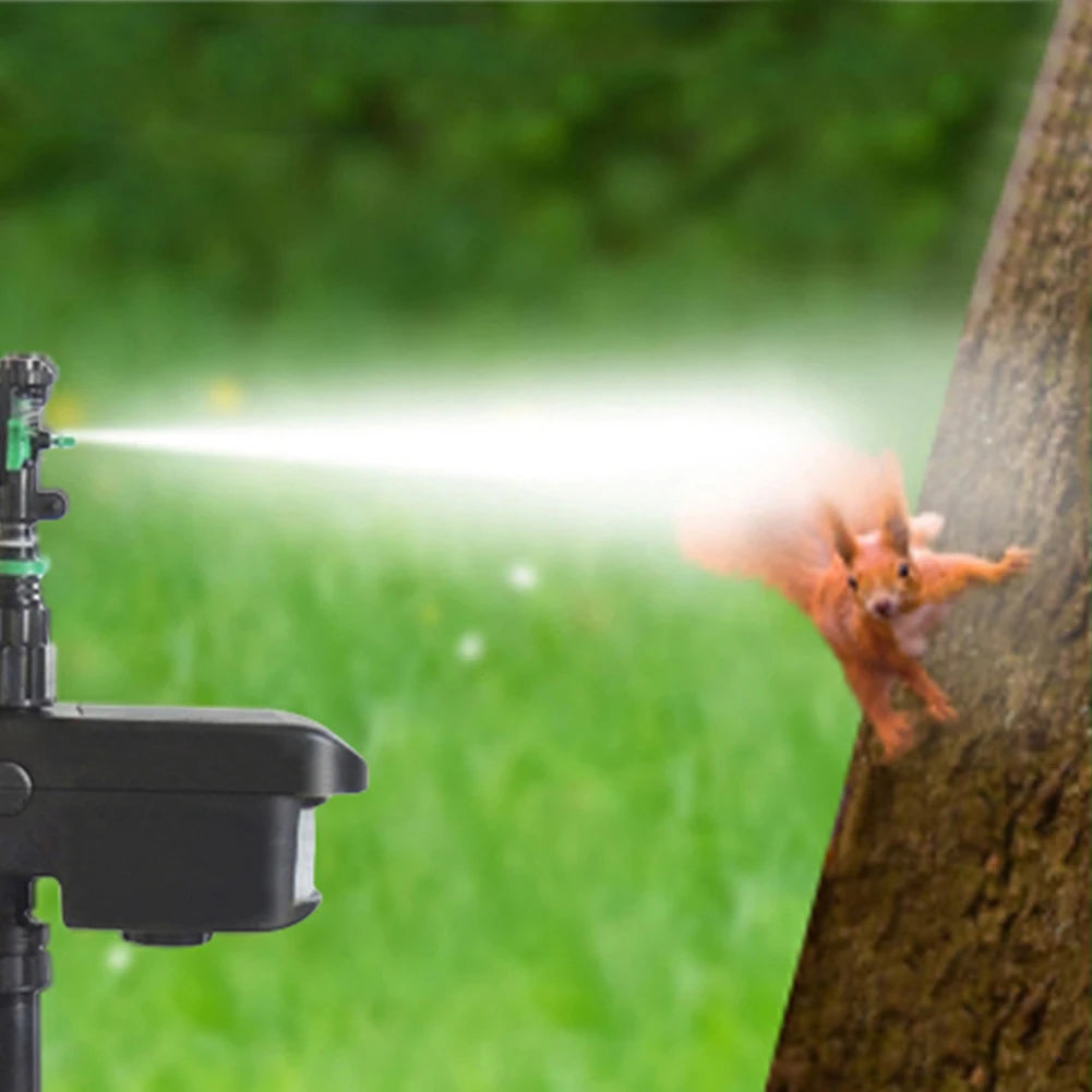 Solar Motion-Activated Animal Repeller Sprinkler – 270° Rotating