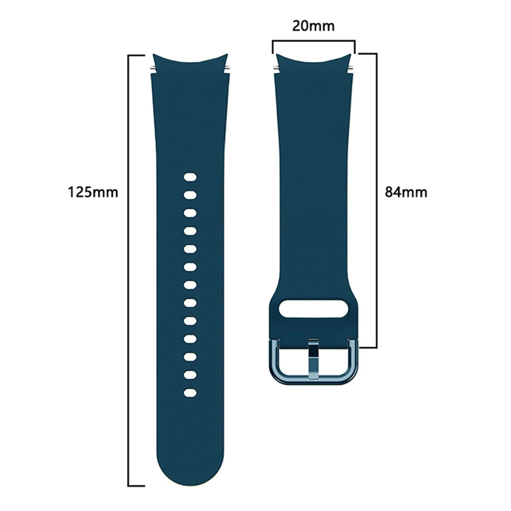 Silicone Samsung Galaxy Watch 4 Band 20mm – 10 Colors