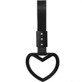 Heart-Shaped Car Hanging Ornament Plastic Pull Ring Decor