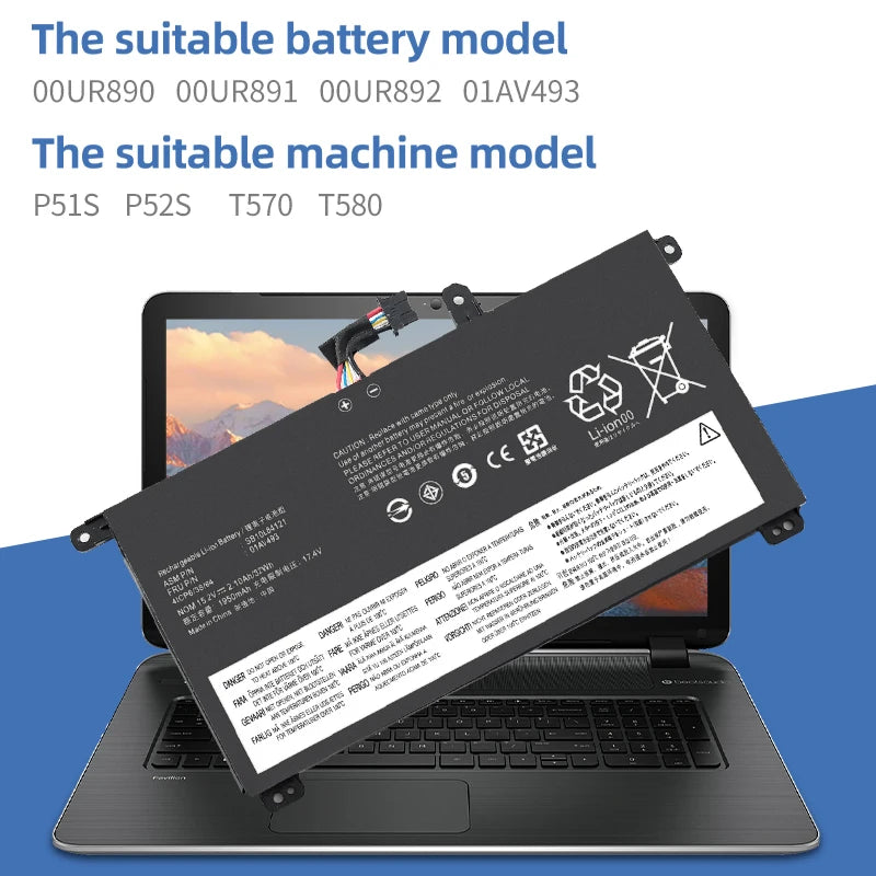 SUOZHAN 01AV493 Battery for Lenovo ThinkPad T570 T580 P51S P52S