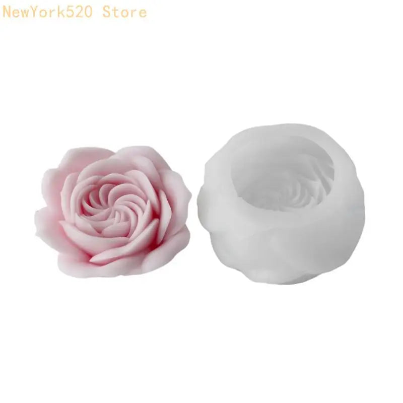 Rose Flower Silicone Mold – Candle, Soap & Resin Casting