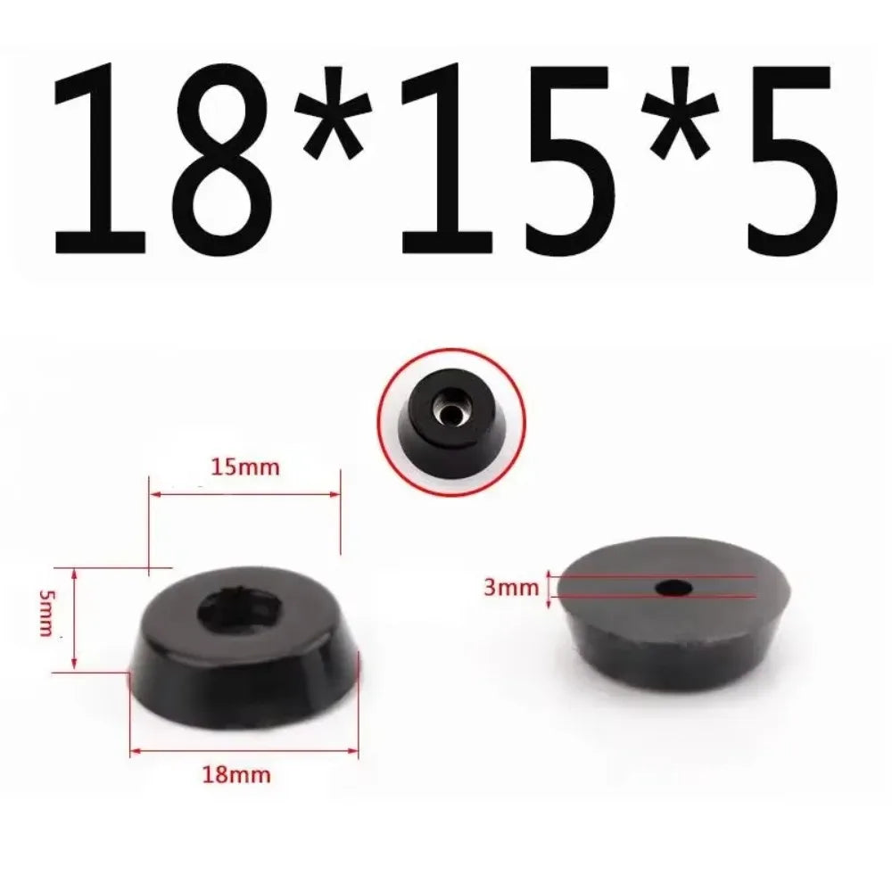 Round Rubber Bumper Feet – Anti-Slip Pads for Furniture & Electronics
