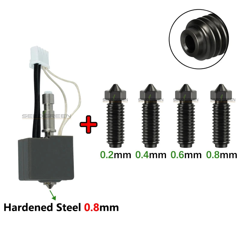 Anycubic Kobra S1 & S1 Combo Hotend Kit – 0.2–0.8mm Nozzle