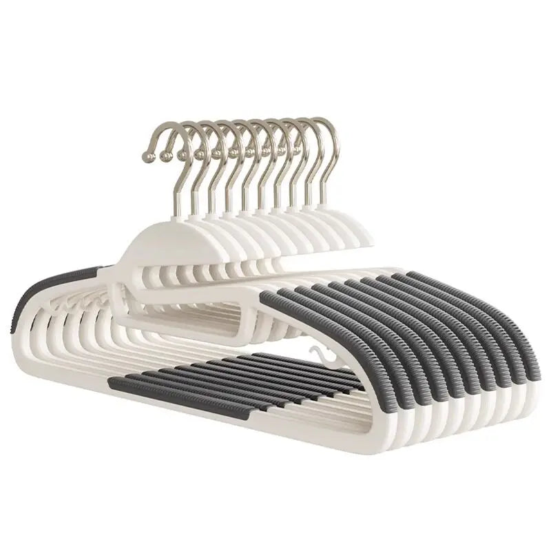 Non-Slip TPE Clothes Hangers – Space-Saving Wardrobe Organizer