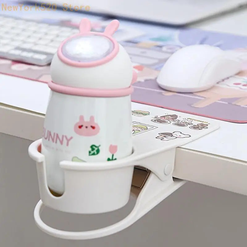 Clip-On Desk Cup Holder for Home & Office Tables
