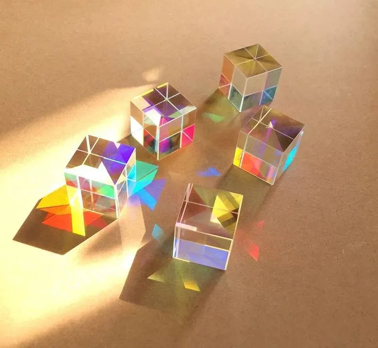 X-Cube Dichroic Crystal Prism – Trichroic Spectrum Glass Cube