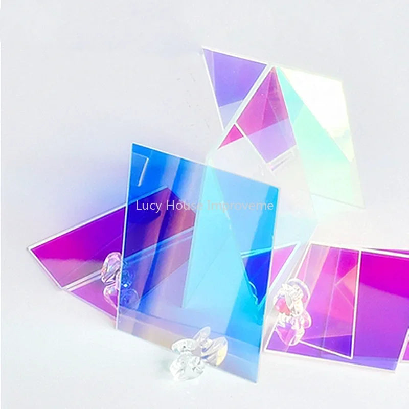 Iridescent Acrylic Sheet | Rainbow Plexiglass for Laser Cutting