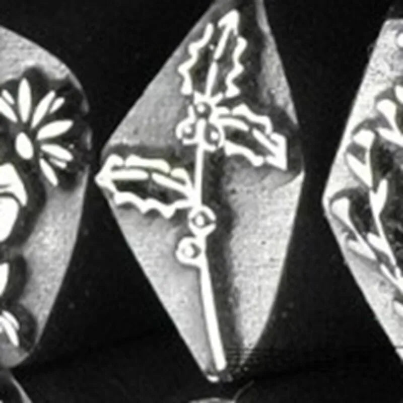 Steel Chisel Engraving Mold – Floral & Birthday Gold Tool
