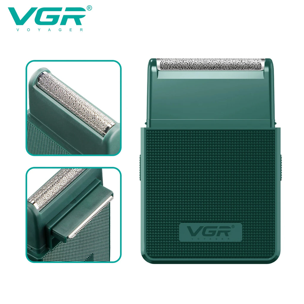 VGR V-376 Rechargeable Electric Shaver & Beard Trimmer for Men