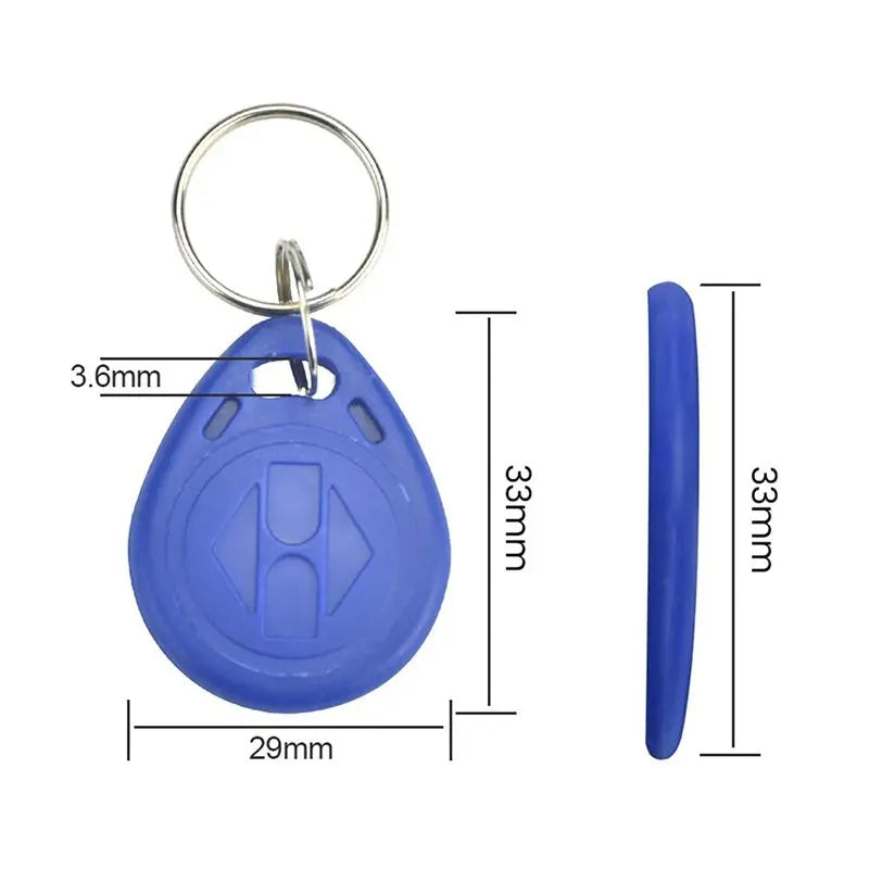 200-Pack 125KHz RFID Keyfobs TK4100 Door Access Control Tags
