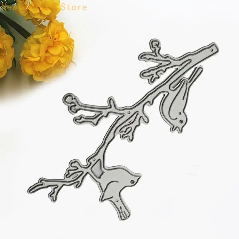 Bird Singing Carbon Steel Cutting Die – DIY Scrapbook Craft