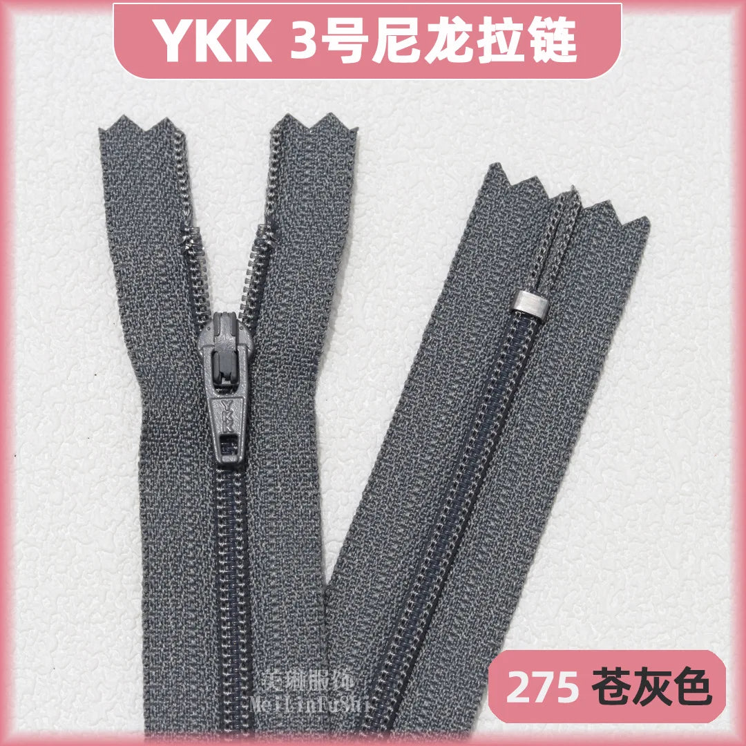 YKK3 Nylon Invisible Zippers 18cm – 30/50/100 Pack