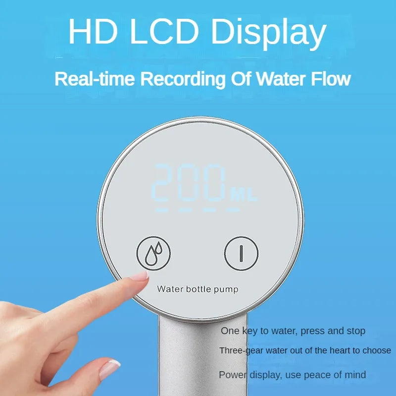 Electric Water Gallon Pump USB Rechargeable Auto Dispenser