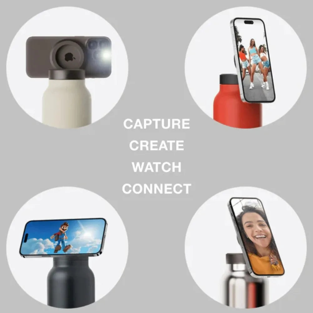 2-in-1 Magnetic Phone Holder & Large Vacuum Flask | VIBE