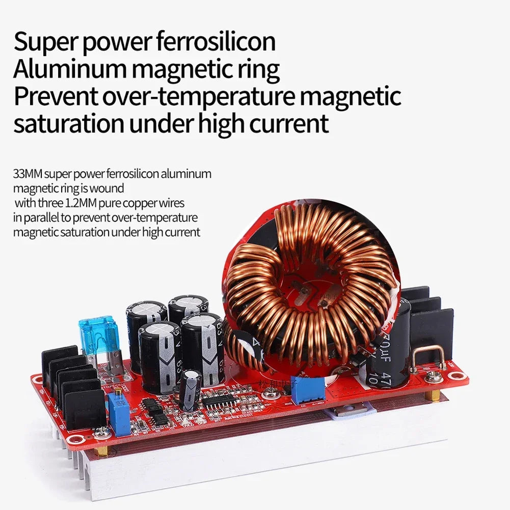 DC-DC Boost Converter Step-Up Power Module 150W–1200W