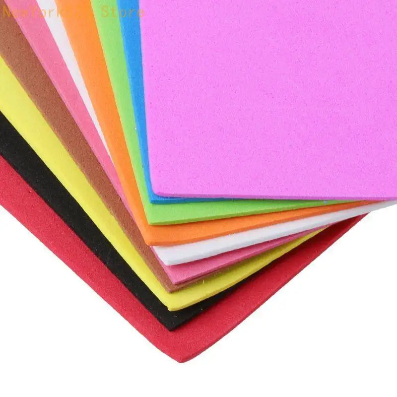 10-Pc Sponge Foam Paper Sheets 2mm Thick – DIY Craft Set