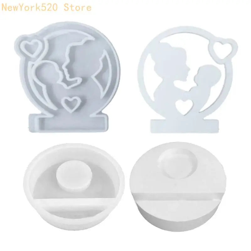 Silicone Resin Molds – DIY Candle Holder & Gypsum Ornaments