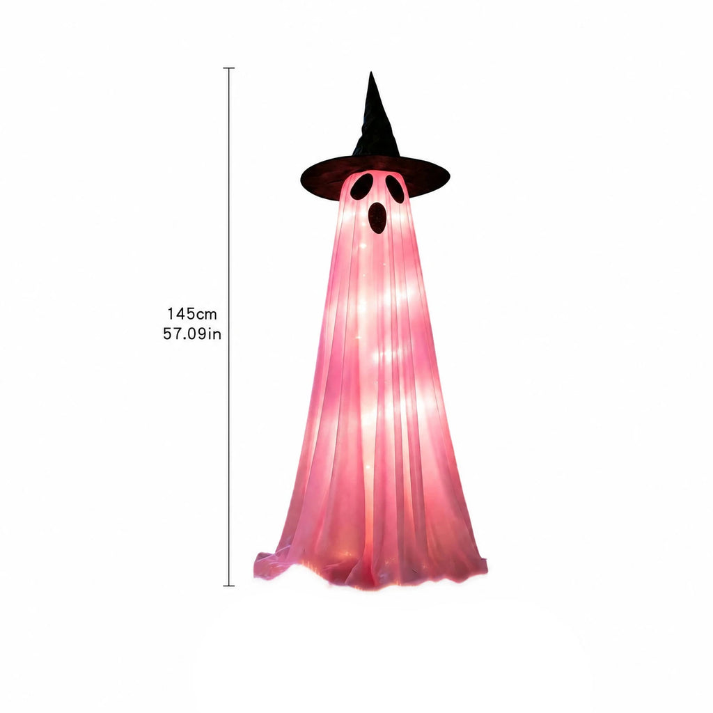 Halloween LED Glowing Ghost Yard Ornament – Battery Powered