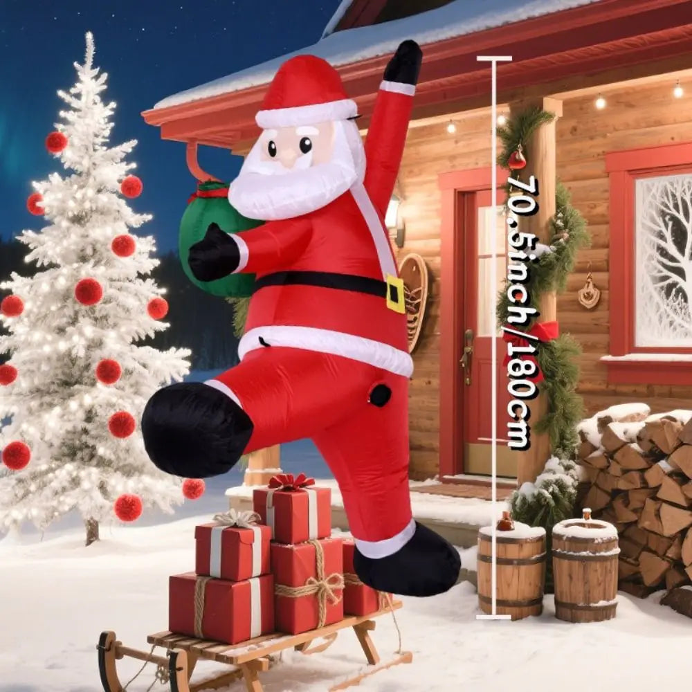 Giant Outdoor Christmas Inflatable Doll with LED Lights 120/180cm