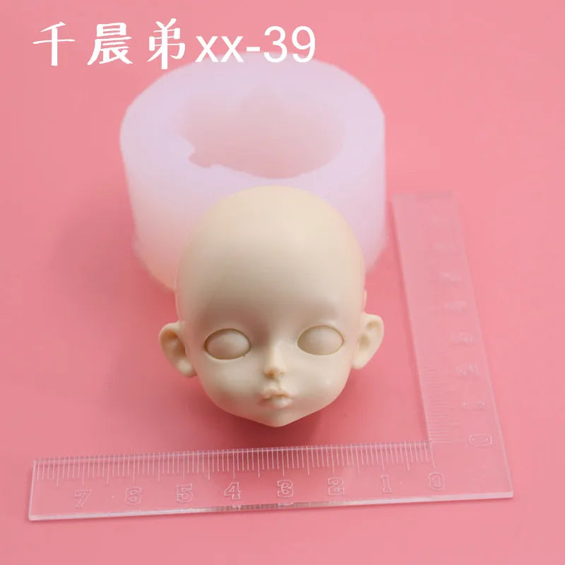 Silicone Clay Face Mold – Fondant & Pottery Sculpting Tool
