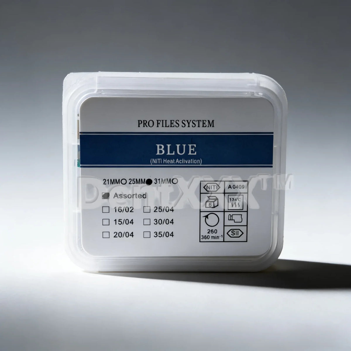NiTi Rotary Files SW5 6-Pack 20mm 25mm Heat Activated – VIBE