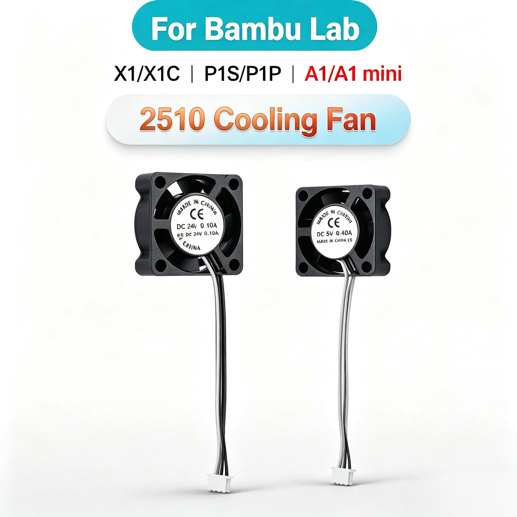 2510 Cooling Fan for Bambu Lab X1 X1C P1S P1P A1 Mini