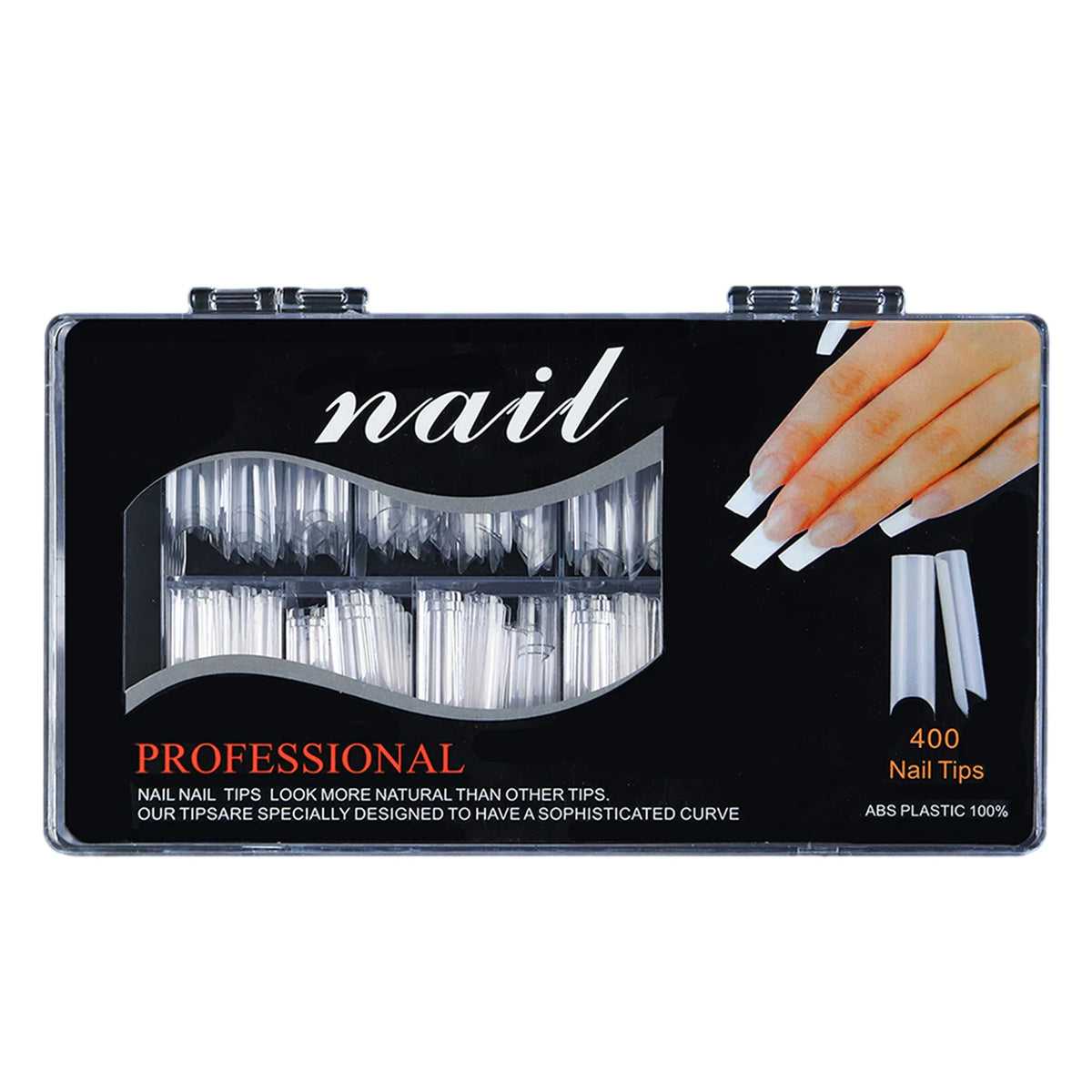 French Fake Nails Long Tips 400-500pc – Eelhoe Press-On Set