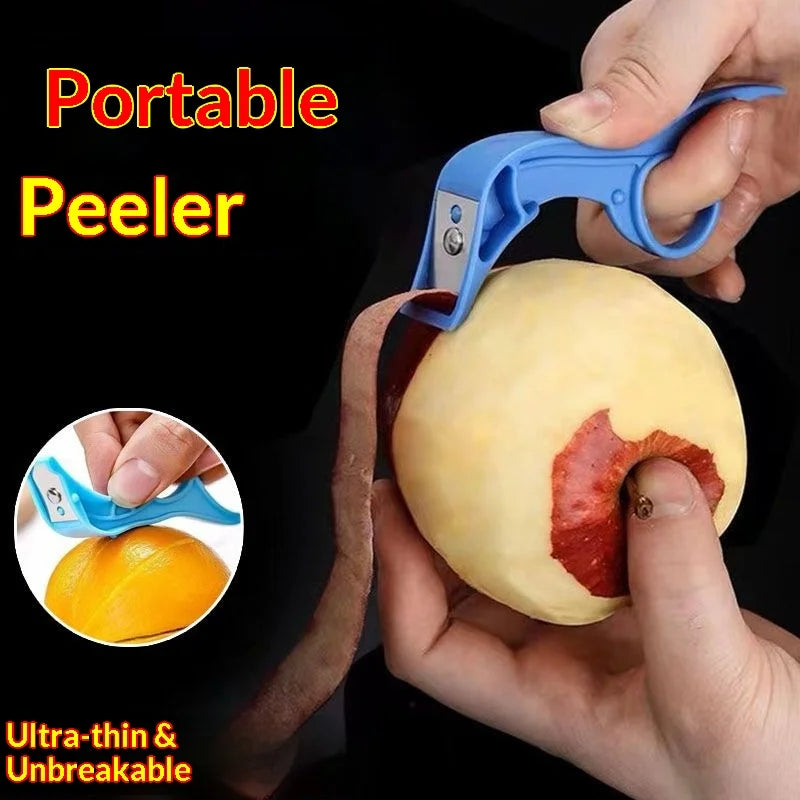 Ring-Handle Stainless Steel Fruit & Vegetable Peeler