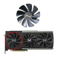 CF1015H12D Triple GPU Cooling Fan for Sapphire RX 5700 XT