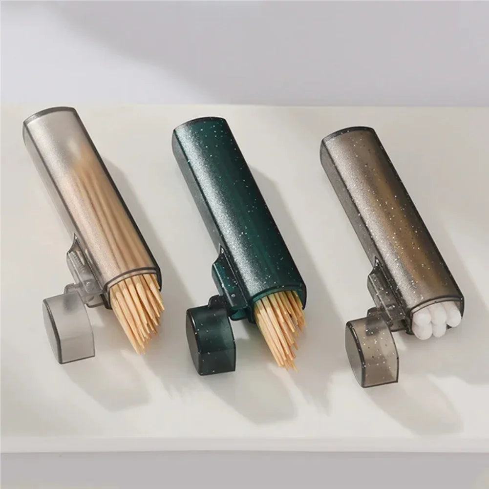 Transparent Mini Storage Box – Toothpick & Small Item Organizer