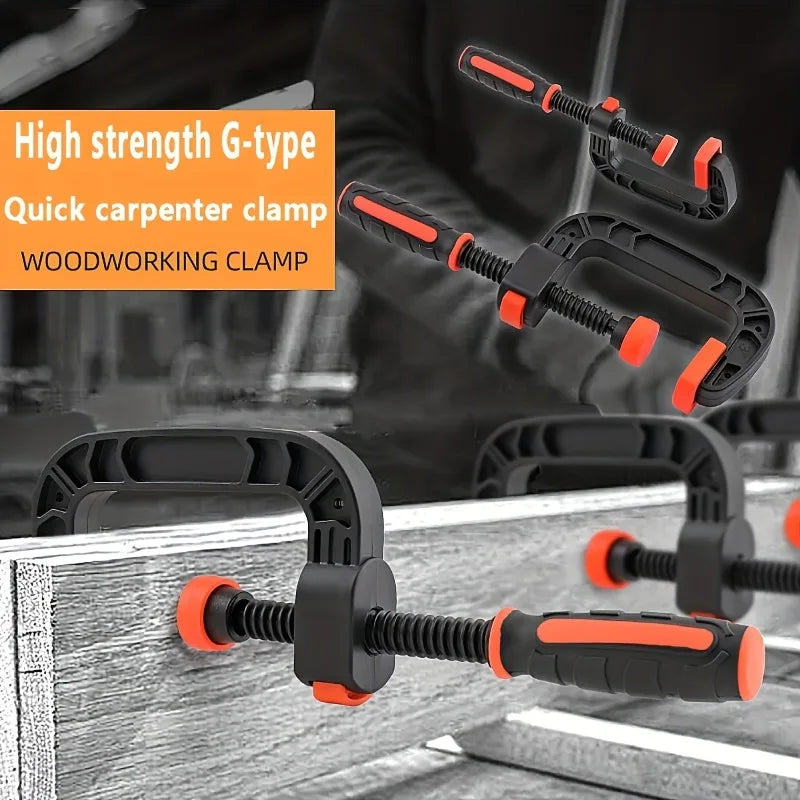 7-Inch Heavy-Duty Woodworking Clamp – Non-Slip Ergonomic Grip