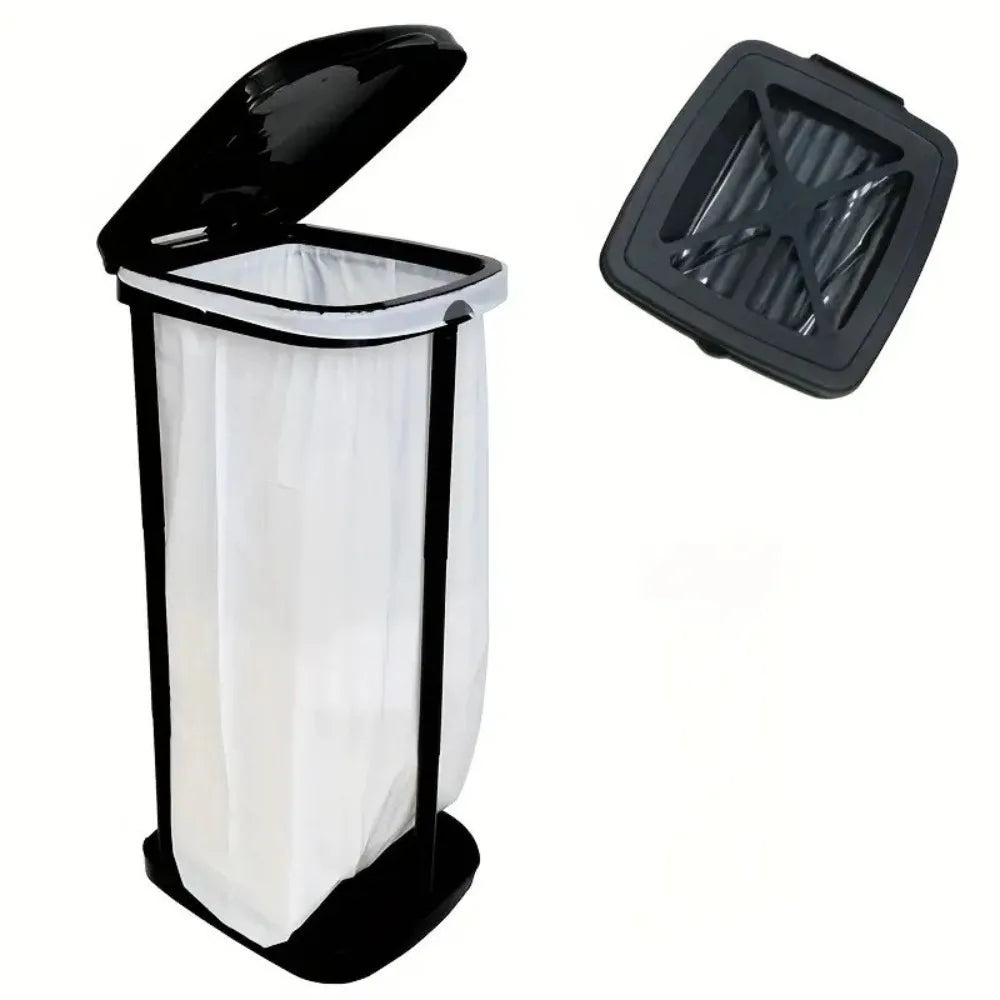 Telescopic Garbage Bag Holder Adjustable Height with Lid