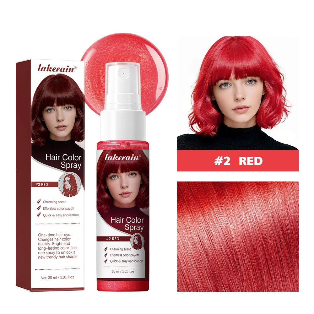 Washable Temporary Hair Color Spray – Instant DIY Hair Dye