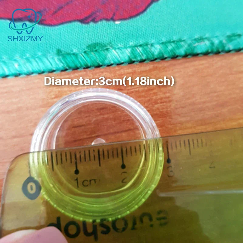 50-Pack Clear Mini Cosmetic Jars 5g Sample Containers for Nail
