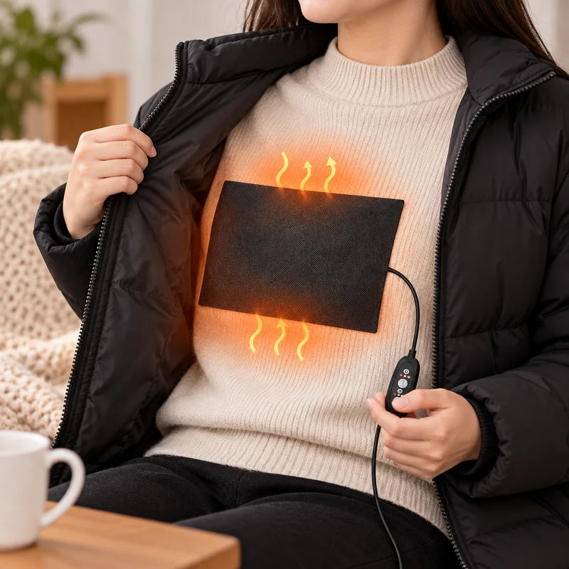 Carbon Fiber USB Heating Pad 3-Gear 5V DIY Thermal Mat