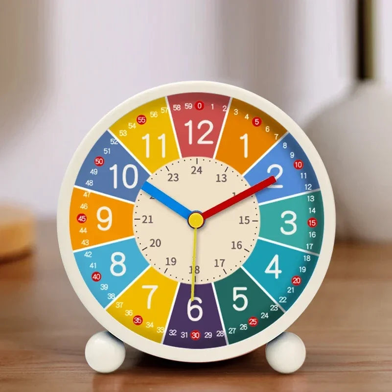 Kids Cartoon Analog Desktop Alarm Clock – Bedroom & Desk