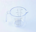 Clear Plastic Measuring Cup 200ml with Scale – Kitchen Tool
