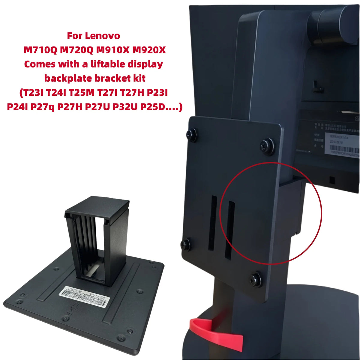 Lenovo Monitor Rear Mounting Bracket M710Q M720Q M910X M920X