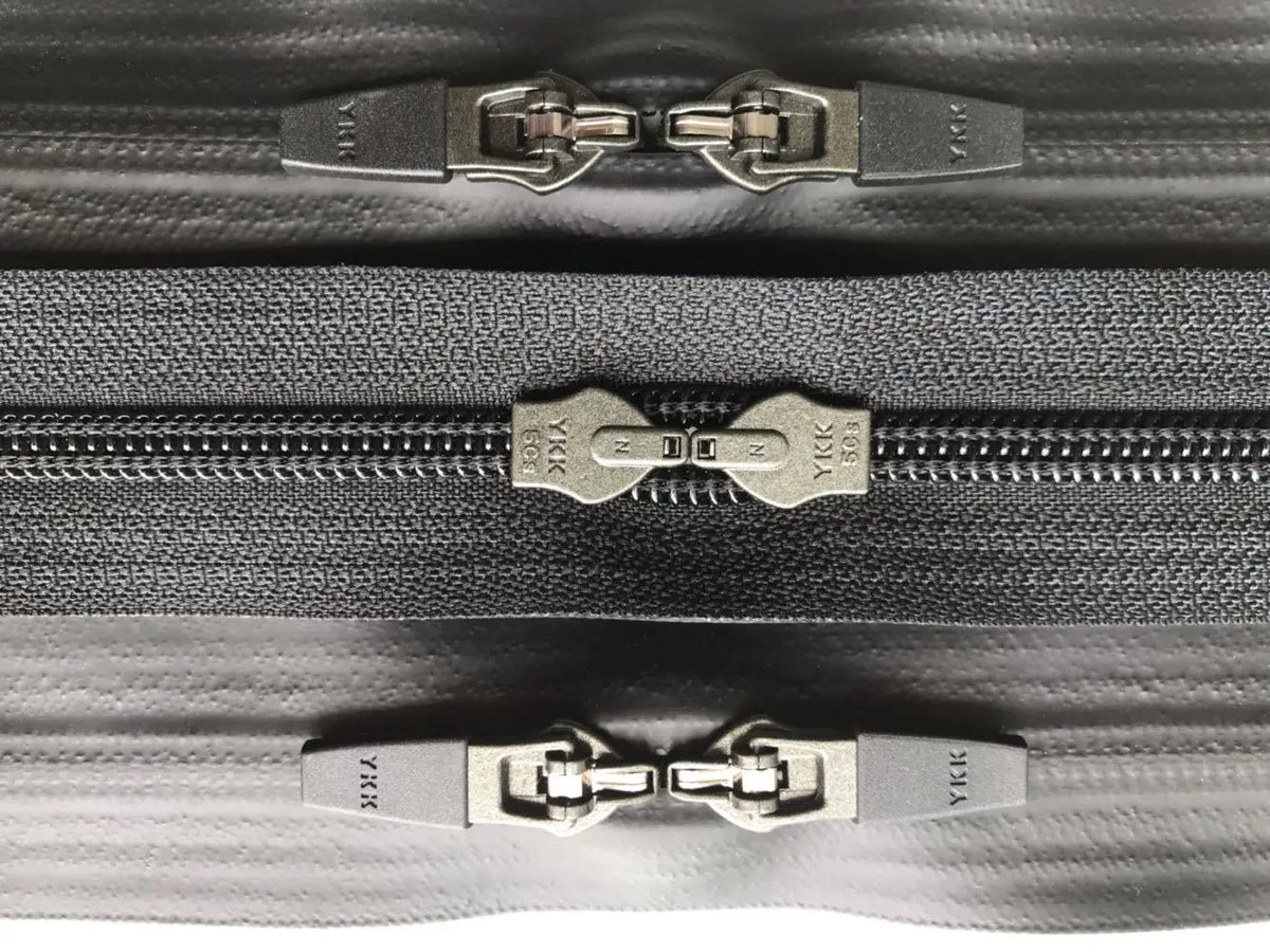 YKK T10 Waterproof No.5 Black Matte Zipper 100cm–300cm