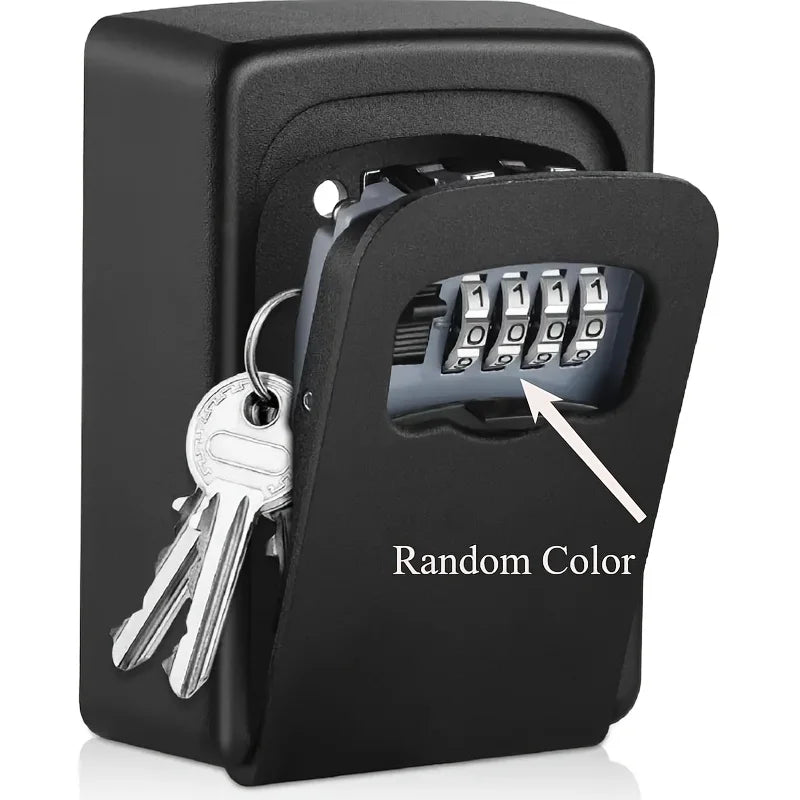 Flip-Top Key Safe Box with Combination Lock | Secure Storage