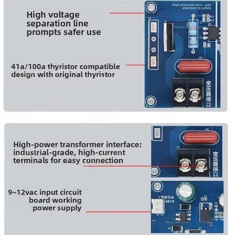 DIY Spot Welder Control Board – Dual Pulse, LCD & Timer