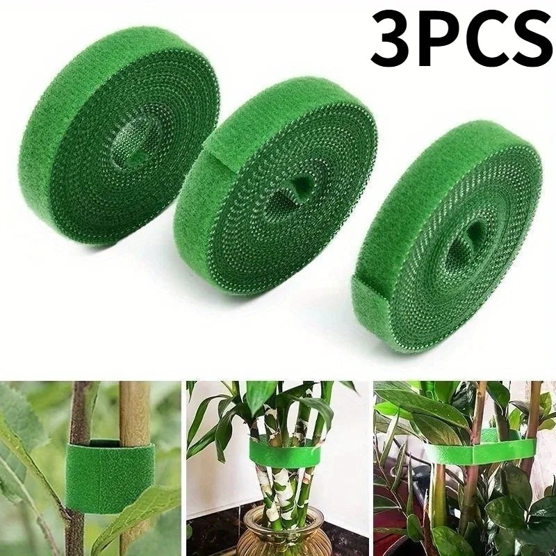 3-Pack Reusable Nylon Plant Cable Ties – Garden Support Twine